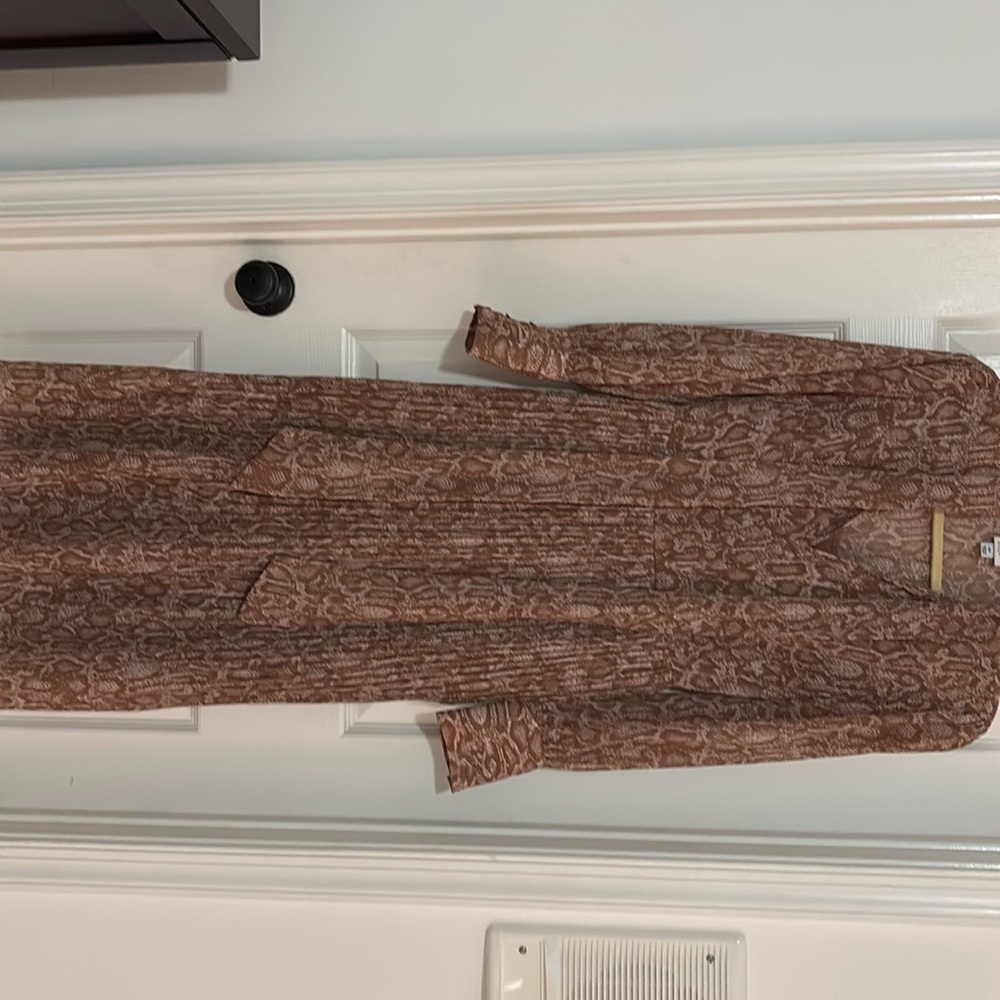 Midi long sleeve dress